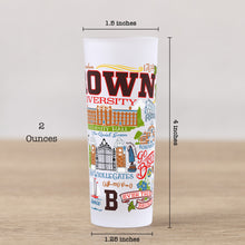 Load image into Gallery viewer, Brown University Collegiate Shot Glass Shot Glass catstudio