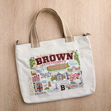 Load image into Gallery viewer, Brown University Collegiate Tote Bag Tote Bag catstudio