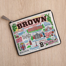 Load image into Gallery viewer, Brown University Collegiate Zip Pouch Pouch catstudio