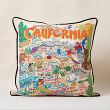 Load image into Gallery viewer, California Hand-Embroidered Pillow Pillow catstudio