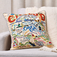Load image into Gallery viewer, Cape Cod Hand-Embroidered Pillow Pillow catstudio