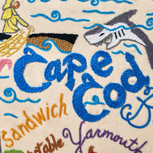 Load image into Gallery viewer, Cape Cod Hand-Embroidered Pillow Pillow catstudio