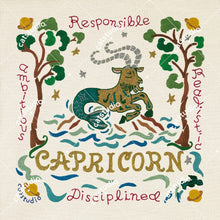 Load image into Gallery viewer, Capricorn Astrology Fine Art Print - 8x8 Art Print catstudio