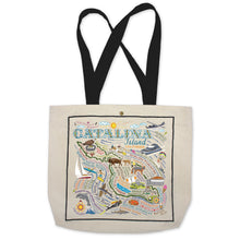 Load image into Gallery viewer, Catalina Tote Bag Canvas Tote Bag catstudio