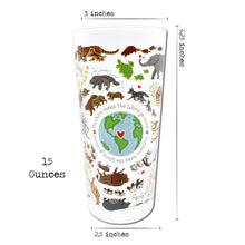 Load image into Gallery viewer, Celebrating Moms Drinking Glass Glass catstudio