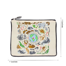 Load image into Gallery viewer, Celebrating Moms Zip Pouch - Natural Pouch catstudio