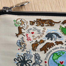Load image into Gallery viewer, Celebrating Moms Zip Pouch - Natural Pouch catstudio