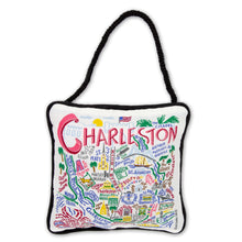 Load image into Gallery viewer, Charleston woven Mini Pillow Ornament by catstudio