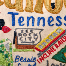 Load image into Gallery viewer, Chattanooga Hand-Embroidered Pillow Pillow catstudio