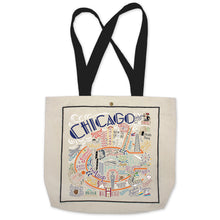 Load image into Gallery viewer, Chicago Tote Bag Canvas Tote Bag catstudio