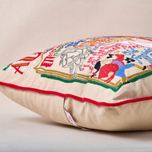 Load image into Gallery viewer, Christmas Carol Hand-Embroidered Pillow Pillow catstudio