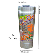 Load image into Gallery viewer, Clemson University Collegiate Thermal Tumbler Thermal Tumbler catstudio