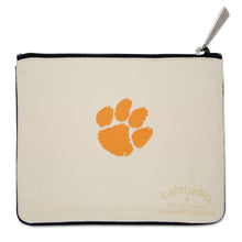 Load image into Gallery viewer, Clemson University Collegiate Zip Pouch Pouch catstudio