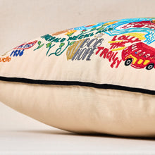 Load image into Gallery viewer, Cleveland Hand-Embroidered Pillow Pillow catstudio