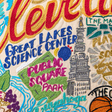 Load image into Gallery viewer, Cleveland Hand-Embroidered Pillow Pillow catstudio