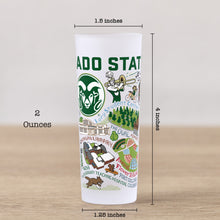 Load image into Gallery viewer, Colorado State University Collegiate Shot Glass Shot Glass catstudio