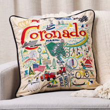 Load image into Gallery viewer, Coronado Embroidered Pillow Pillow catstudio