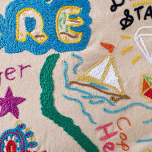 Load image into Gallery viewer, Delaware Hand-Embroidered Pillow Pillow catstudio