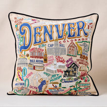 Load image into Gallery viewer, Denver Hand-Embroidered Pillow Pillow catstudio