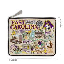 Load image into Gallery viewer, East Carolina University Collegiate Zip Pouch Pouch catstudio