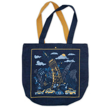Load image into Gallery viewer, Empire State Denim Tote Bag Denim Tote Bag catstudio