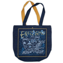 Load image into Gallery viewer, England Denim Tote Bag Denim Tote Bag catstudio