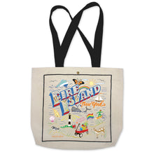 Load image into Gallery viewer, Fire Island Tote Bag Canvas Tote Bag catstudio