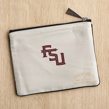 Load image into Gallery viewer, Florida State University Zip Pouch Pouch catstudio