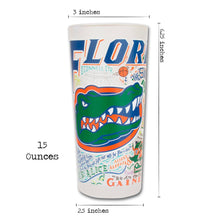 Load image into Gallery viewer, Florida, University of Collegiate Drinking Glass Glass catstudio