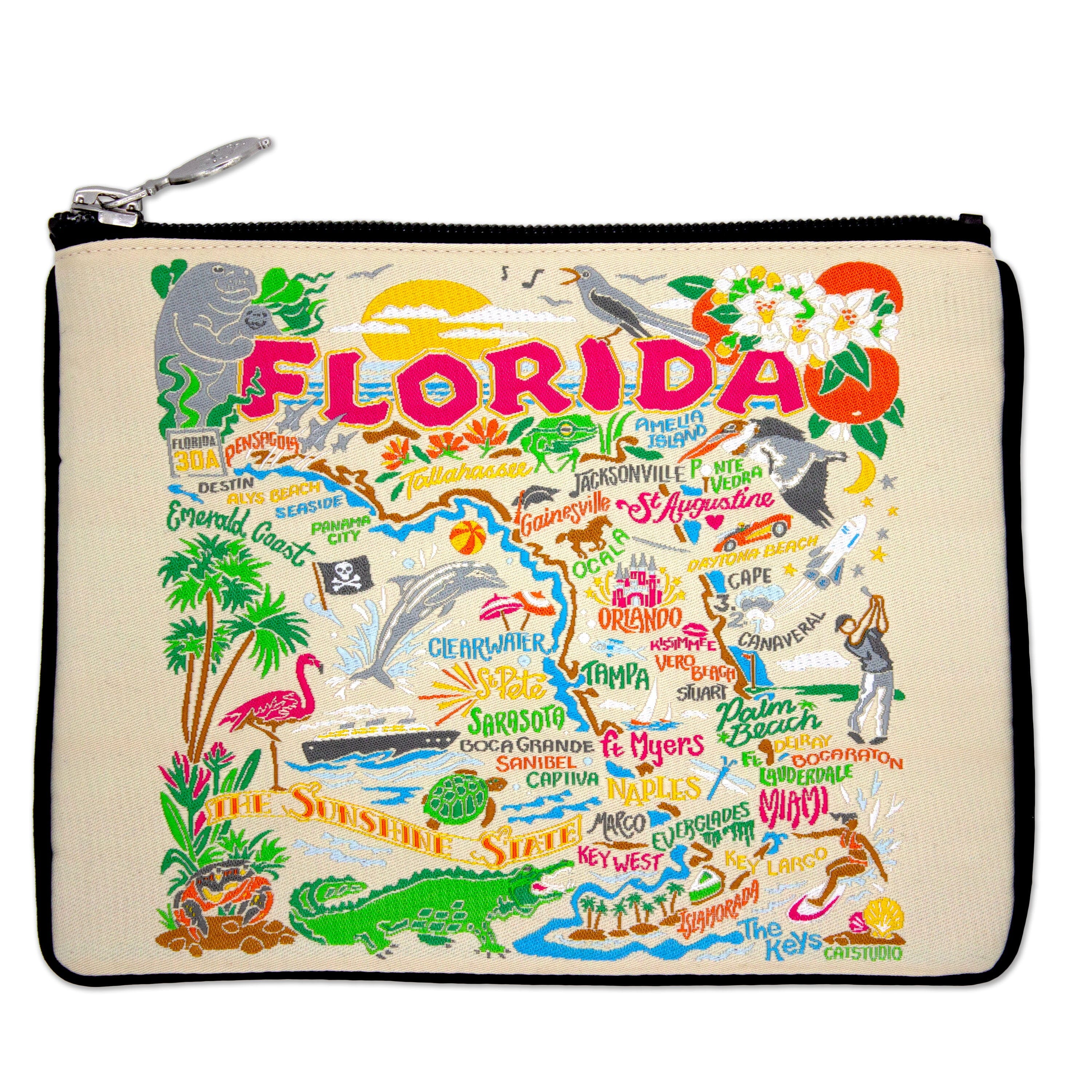 Florida Zip Pouch | State Collection by catstudio – catstudio