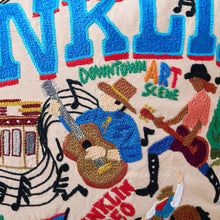 Load image into Gallery viewer, Franklin Hand-Embroidered Pillow Pillow catstudio