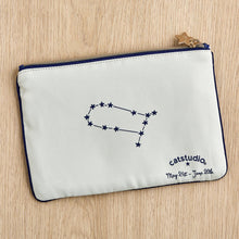 Load image into Gallery viewer, Gemini Astrology Zip Pouch Pouch catstudio