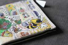 Load image into Gallery viewer, Georgia Tech Collegiate Zip Pouch Pouch catstudio