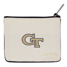 Load image into Gallery viewer, Georgia Tech Collegiate Zip Pouch Pouch catstudio
