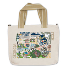 Load image into Gallery viewer, Georgia Tech University Collegiate Tote Bag Collegiate Collegiate Tote Bag catstudio