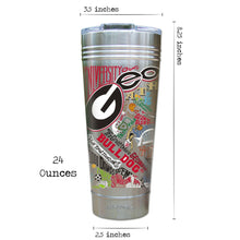 Load image into Gallery viewer, Georgia, University of Collegiate Thermal Tumbler Thermal Tumbler catstudio