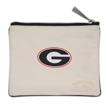 Load image into Gallery viewer, Georgia, University of Collegiate Zip Pouch Pouch catstudio