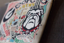 Load image into Gallery viewer, Georgia, University of Collegiate Zip Pouch Pouch catstudio