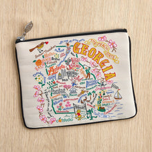 Load image into Gallery viewer, Georgia Zip Pouch - Natural Pouch catstudio