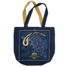 Load image into Gallery viewer, Glacier Park Denim Tote Bag Denim Tote Bag catstudio