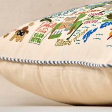 Load image into Gallery viewer, Golden Isles Hand-Embroidered Pillow Pillow catstudio