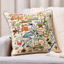 Load image into Gallery viewer, Golden Isles Hand-Embroidered Pillow Pillow catstudio