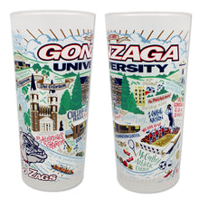 Load image into Gallery viewer, Gonzaga University Collegiate Drinking Glass Glass catstudio