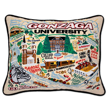 Load image into Gallery viewer, Gonzaga University Collegiate Embroidered Pillow Pillow catstudio