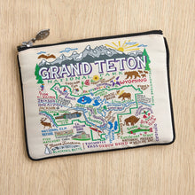 Load image into Gallery viewer, Grand Teton Zip Pouch - Natural Pouch catstudio