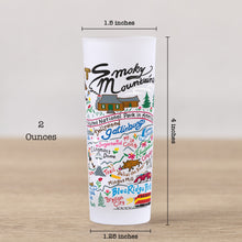 Load image into Gallery viewer, Great Smoky Mountains Shot Glass Shot Glass catstudio