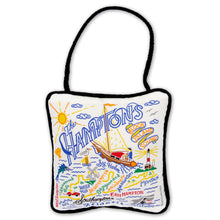 Load image into Gallery viewer, Hamptons woven Mini Pillow Ornament by catstudio