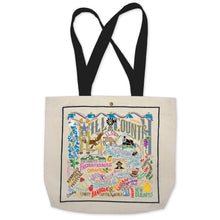 Load image into Gallery viewer, Hill Country Tote Bag Canvas Tote Bag catstudio
