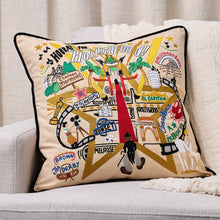Load image into Gallery viewer, Hollywood Hand-Embroidered Pillow Pillow catstudio