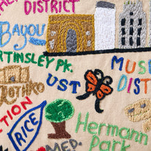 Load image into Gallery viewer, Houston Hand-Embroidered Pillow Pillow catstudio